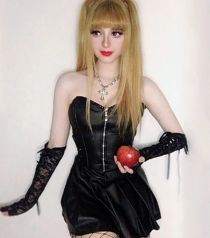 Price Slash Review for Bunny girl leather skirt suit YV43587