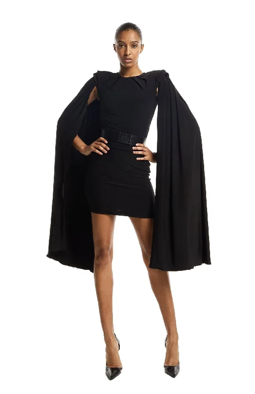 Unbeatable Prices Inoussa | Graceful Flow: Striking Cape Dress