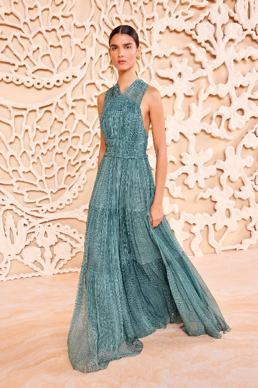 Clearance Event Freesia Gown - Kelp
