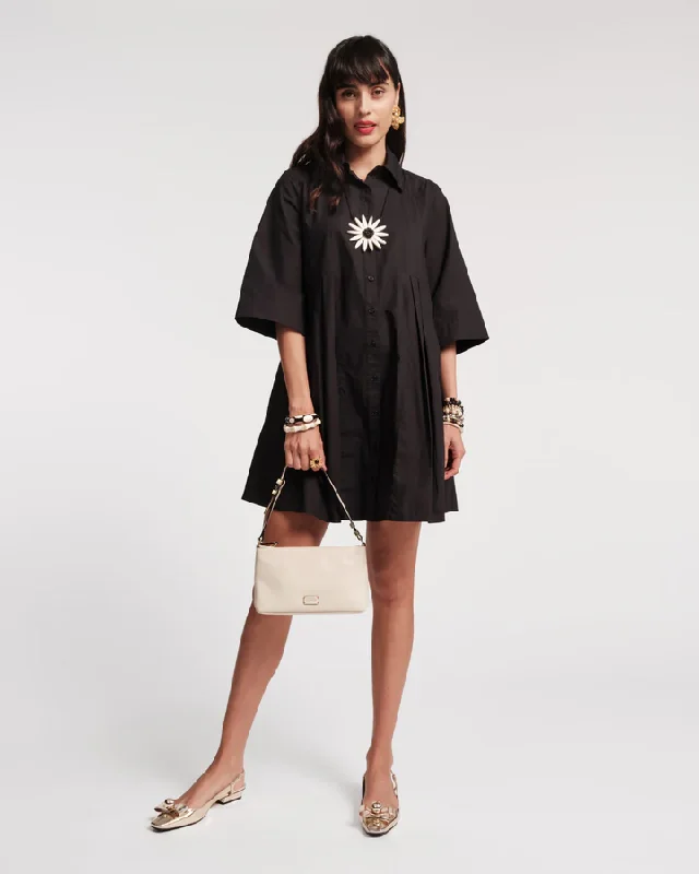 Early Access Isla Pleated Mini Shirtdress