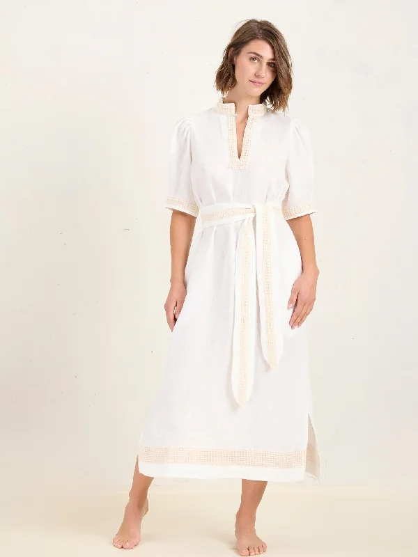 Unmissable Offer MAZE DRESS IVORY
