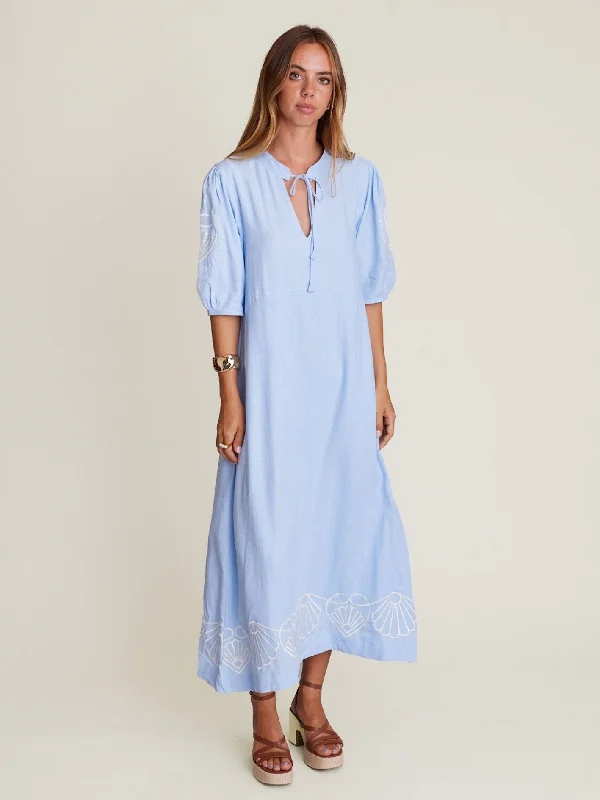 While Supplies Last SEA PEARL DRESS BLUE
