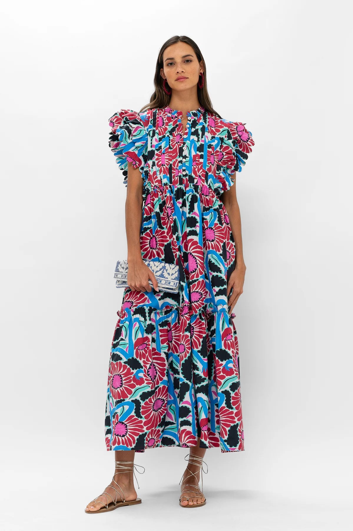 Bargain Blast Scallop Pintuck Maxi