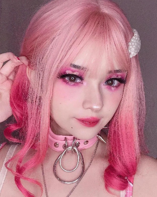 Discount Mania Review for  Harajuku pink wig YV42917