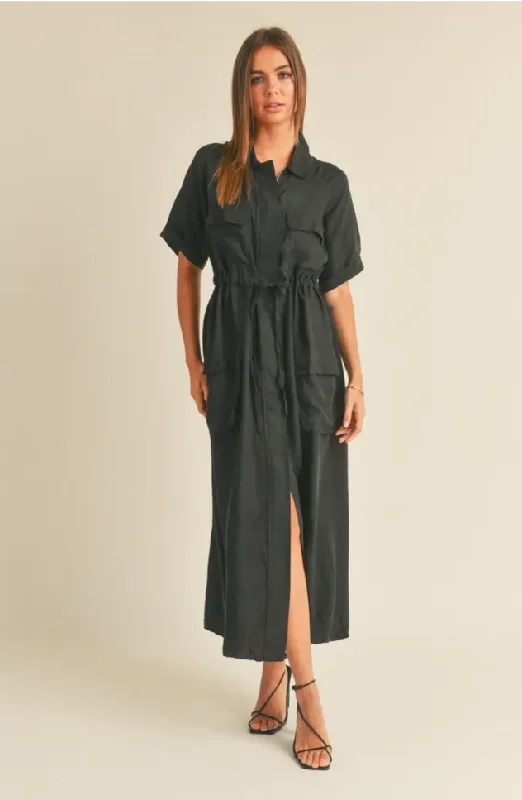 Limited Availability Short Sleeve Pocket Dress