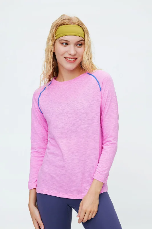 Buy More, Save More BreeLite™ Lightweight Loose Long Sleeve Crop Top