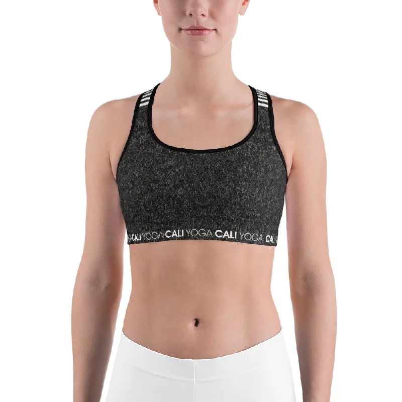 Price Meltdown Cali Yoga Heather Gray  Sports bra