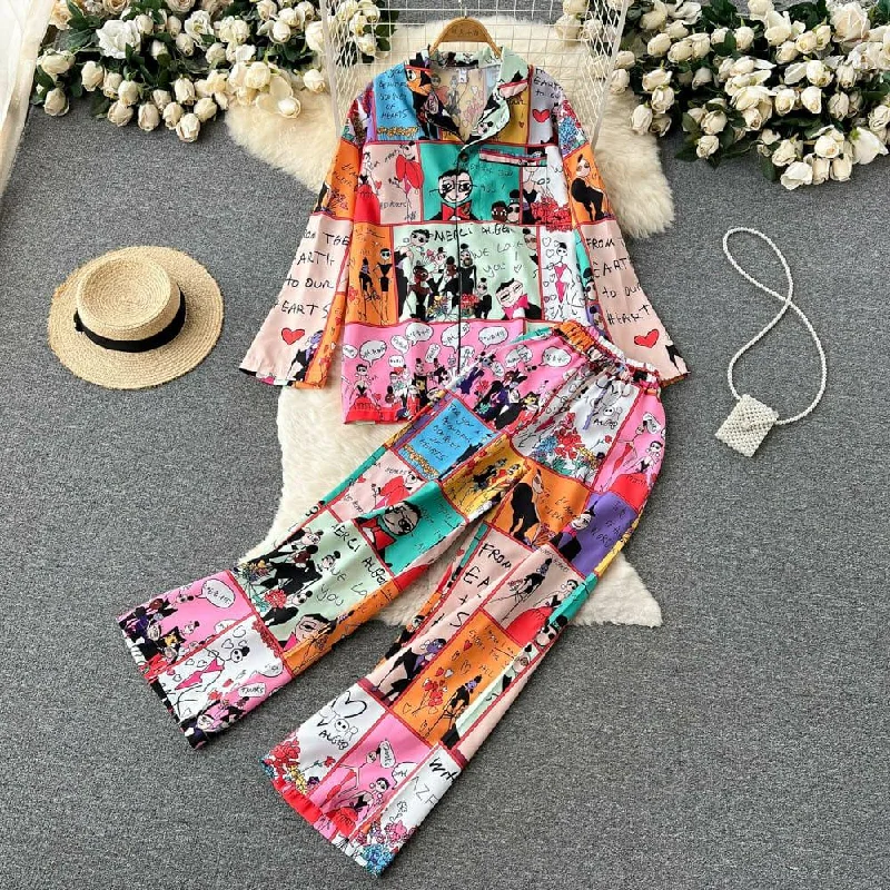 Today’s Special Cartoon Abstract Coord Set
