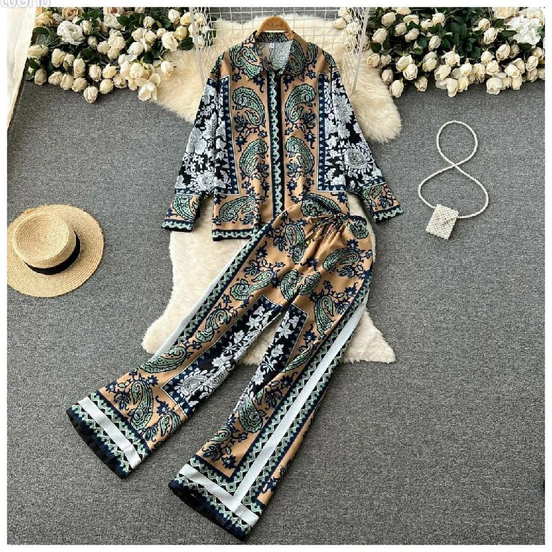 Midnight Sale Cicily Abstract Coord Set