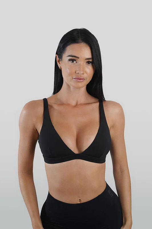 Online Exclusive ALLY CROP - BLACK