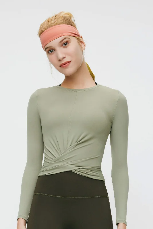 Exclusive Access Crossover Long Sleeve Top