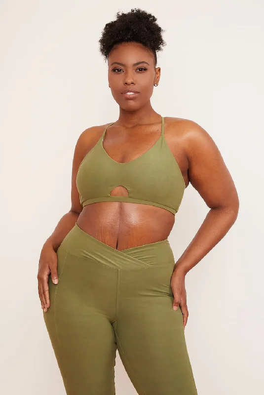 Stock Clearance Eucalyptus Crisscross Bra