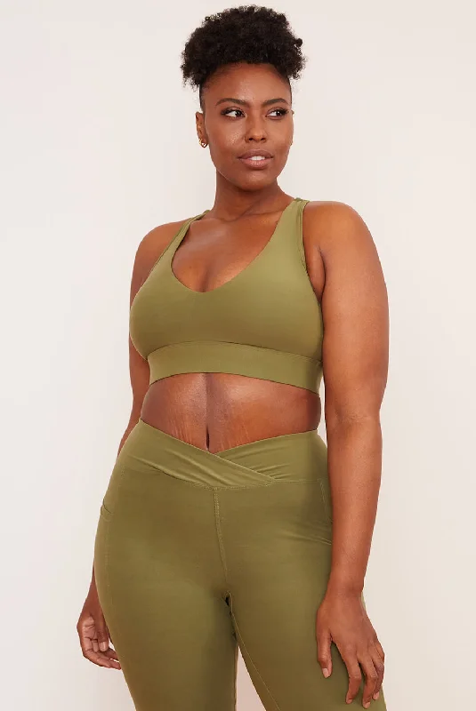 Super Bargain Eucalyptus Racerback Bra