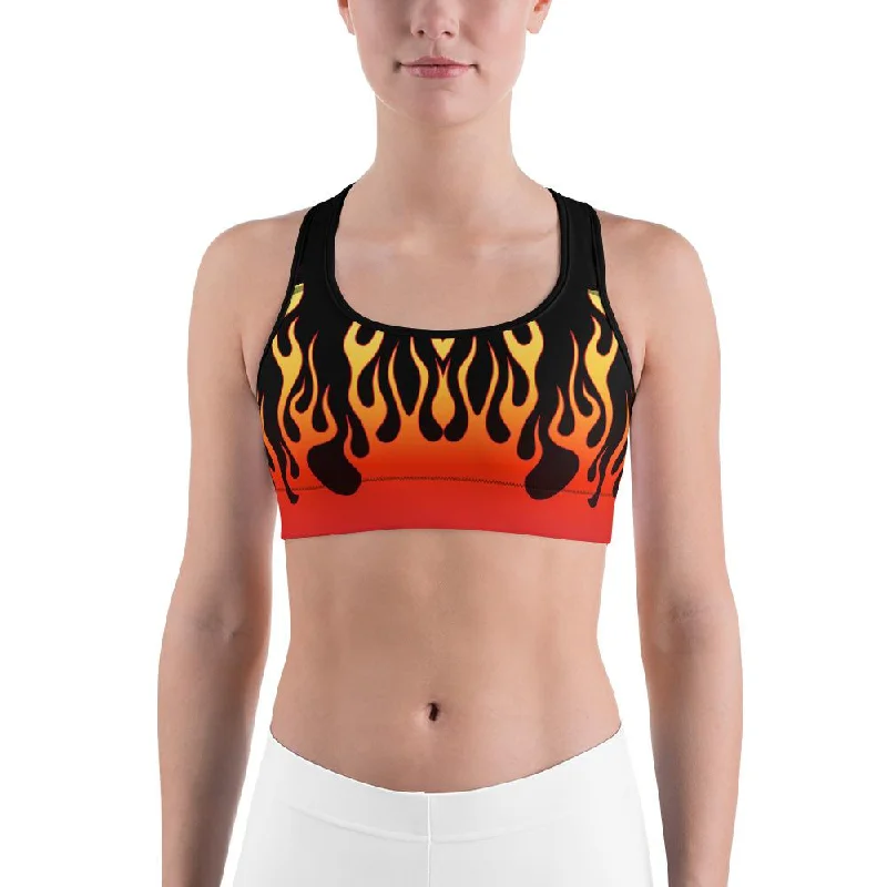 Holiday Sale Flame Sports Bra