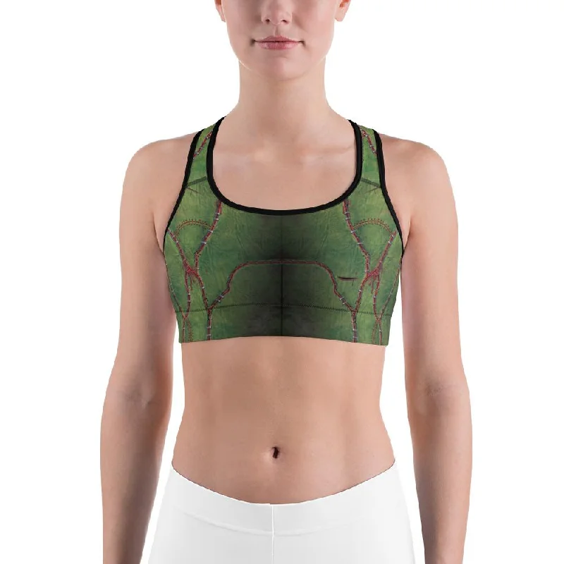 Super Savings Frankenstein Inspired Sports Bra