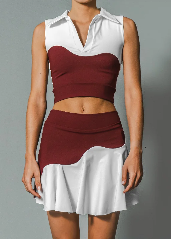 Instant Savings Gio Wave Top Burgundy / Chantilly