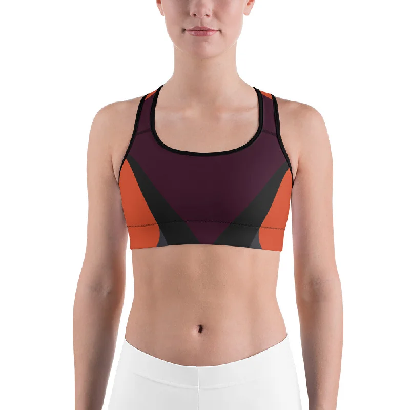 Sale Event Abstract Multi-Colored Yoga bra