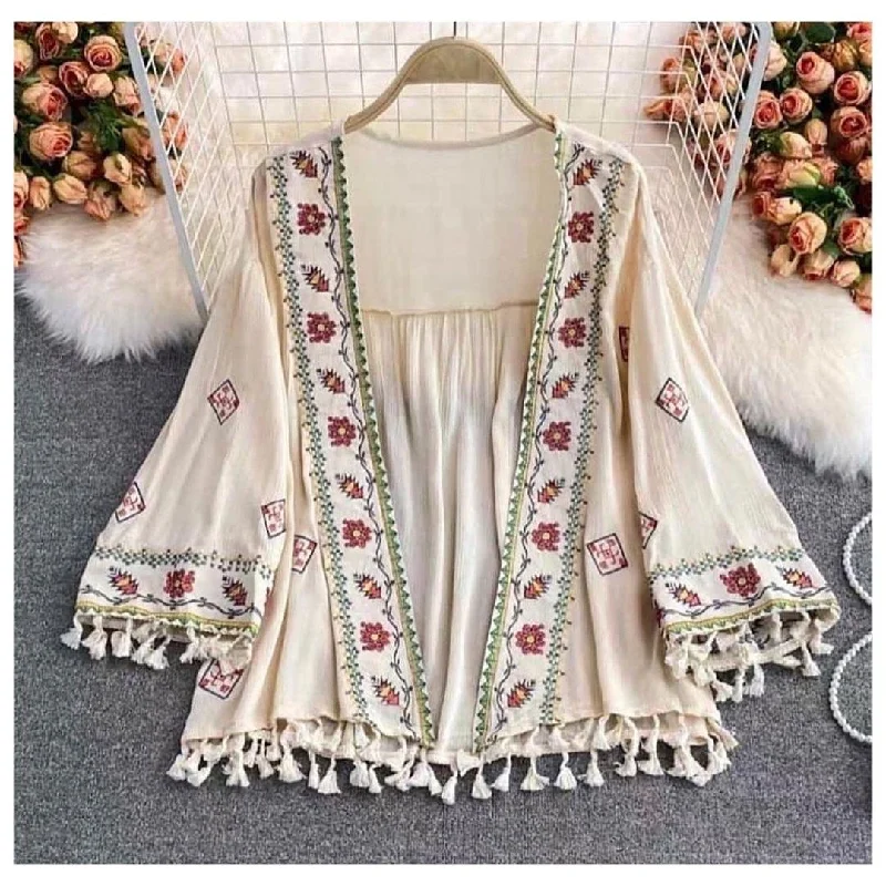 Deal Zone Jenna Tasseled Cape