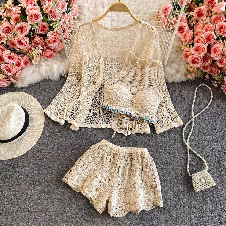 Act Now Jules 3 Piece Coord Set - Resortwear Set