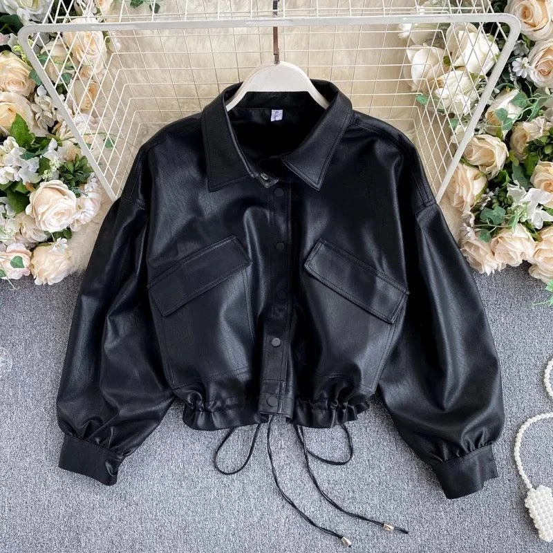 Shop and Save Moss PU Jacket