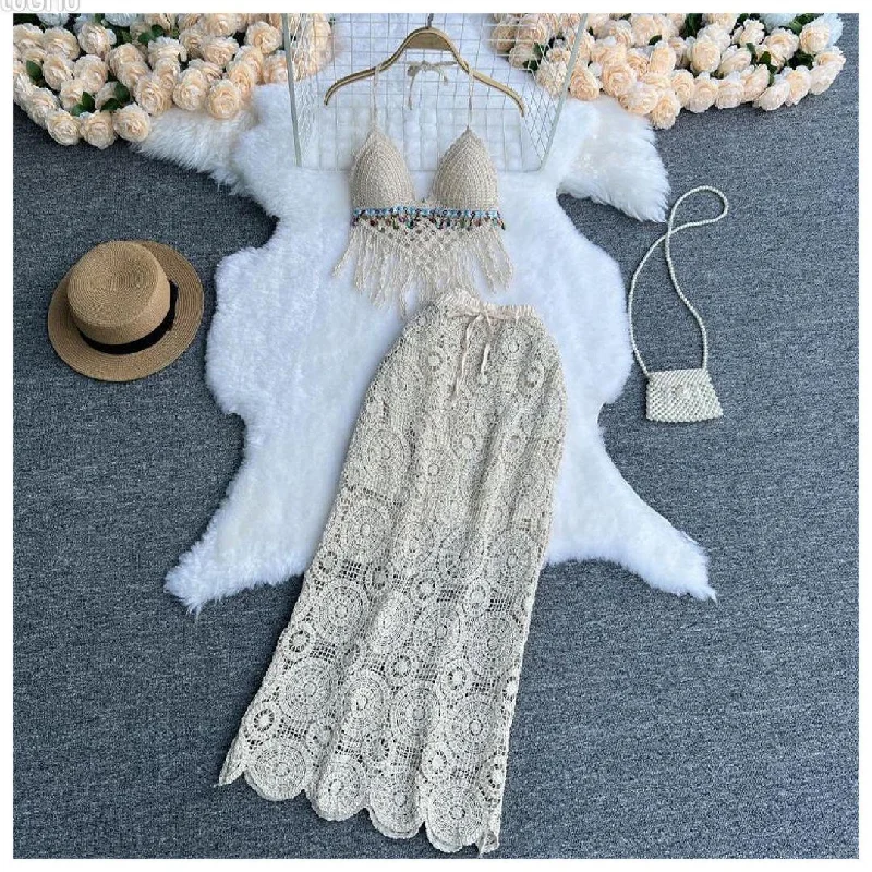 Savings Event Lisa Crochet Coord Set