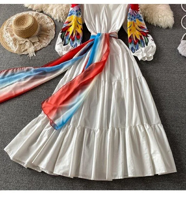 Exclusive Online Offer Louis Embroidered Dress