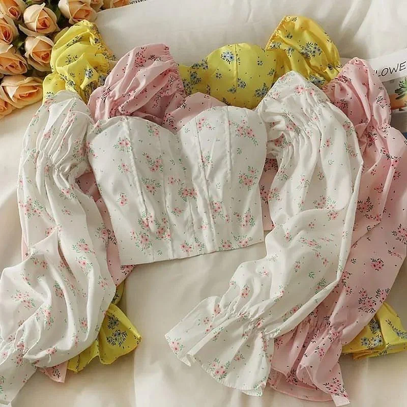 YEAR-End Clearance Lourds Floral Statement Top
