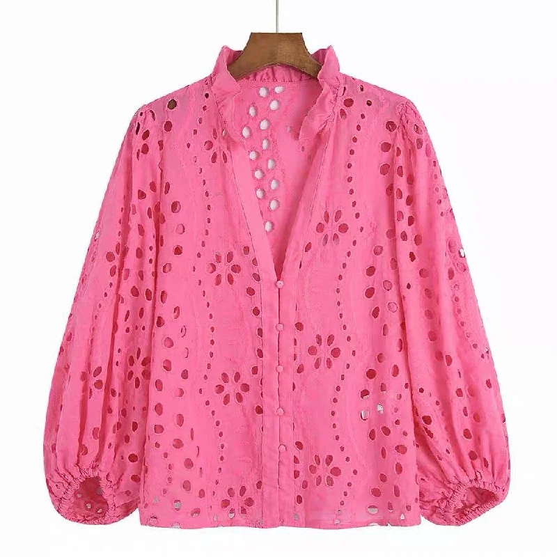 Holiday Sale Marianna Premium Eyelet Blouse