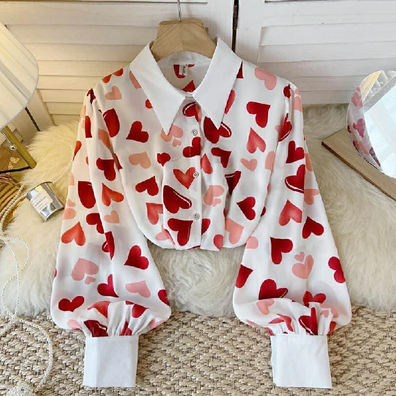 Limited Time Discount Martha Hearts Blouse
