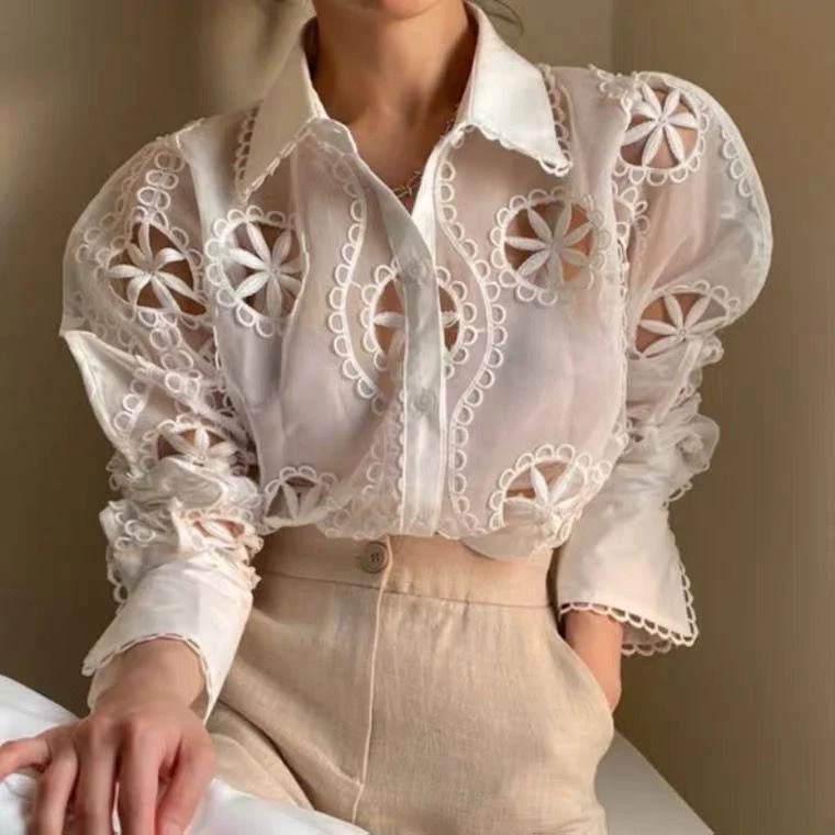 Value Deals Milan Eyelet Blouse