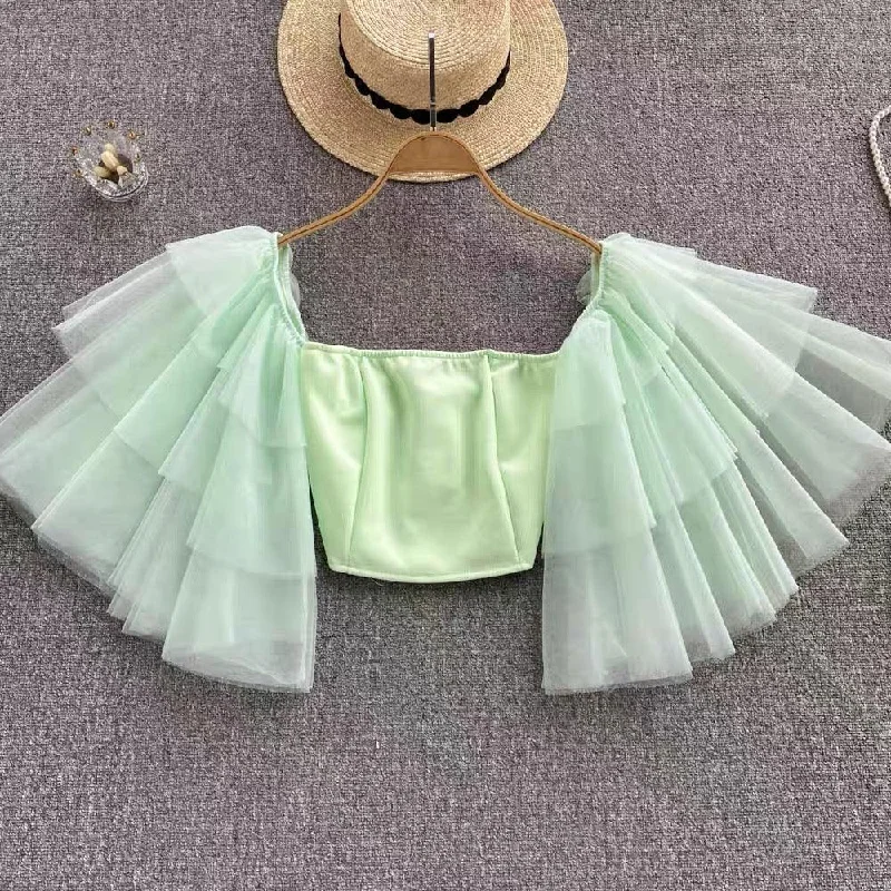 Reduced Prices Moss Butterfly Top