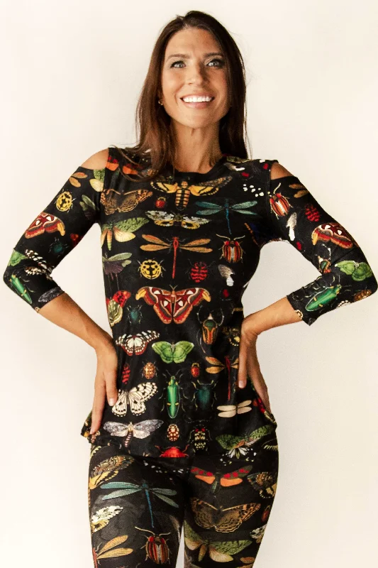 Special Discount Open Shoulder Top - Buggin out