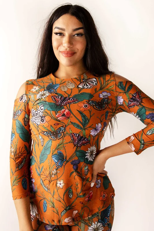 Overstock Open Shoulder Top - Emerge