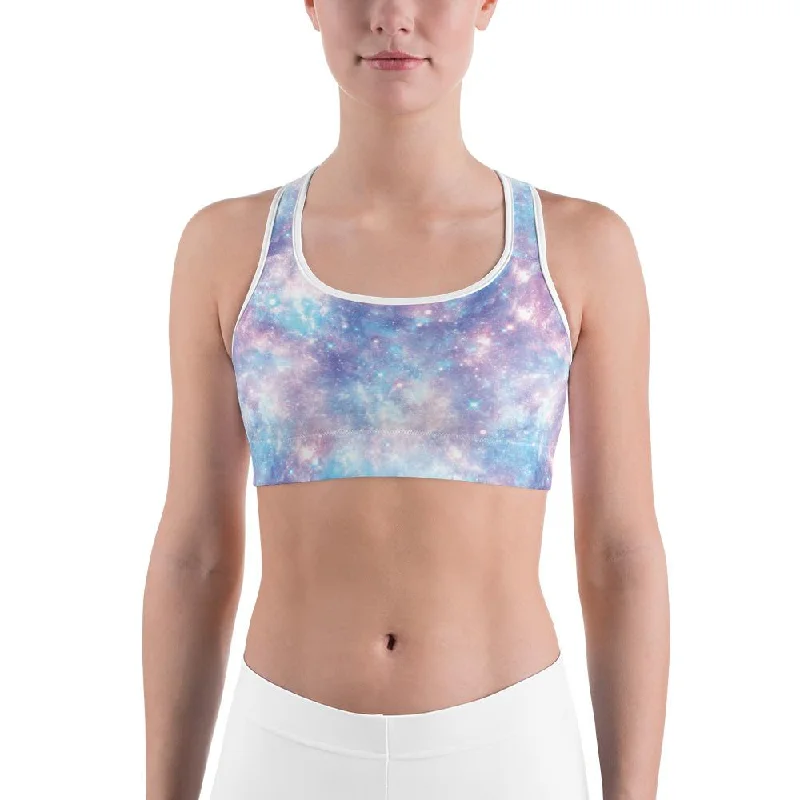 Doorbuster Deal Pastel Galaxy Sports Bra