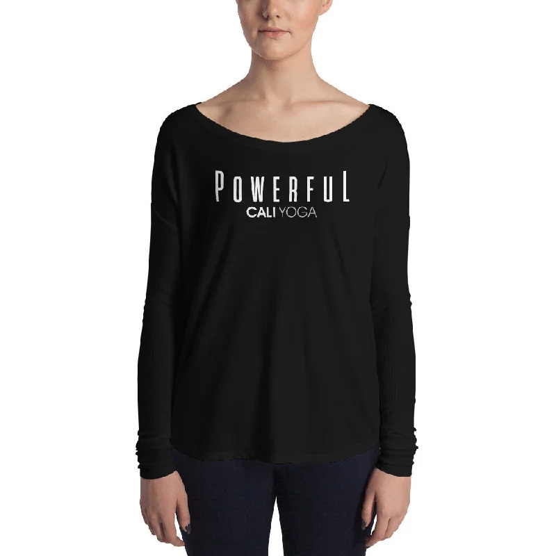 Today’s Deal Powerful Long Sleeve Knit Tee