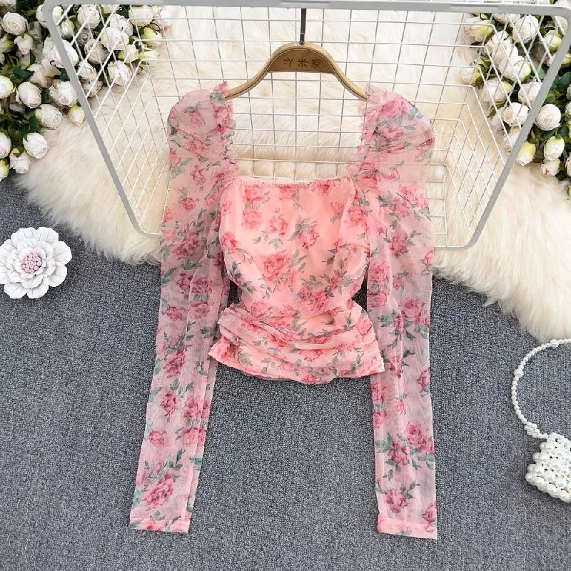 Seasonal Sale Serene Floral Blouse