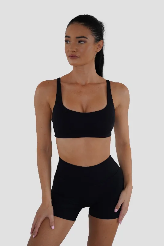 Hurry In SLEEK BRA - BLACK
