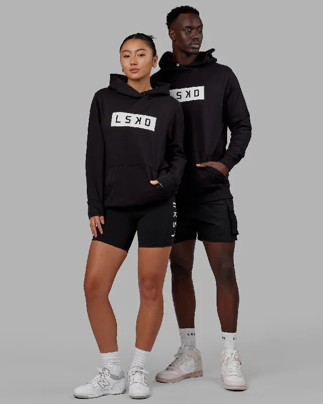 Special Discount Unisex Strength FLXFleece Hoodie - Black-White