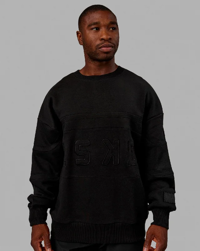 Blowout Deals Unisex PrimeTime Sweater Oversize - Black-Black