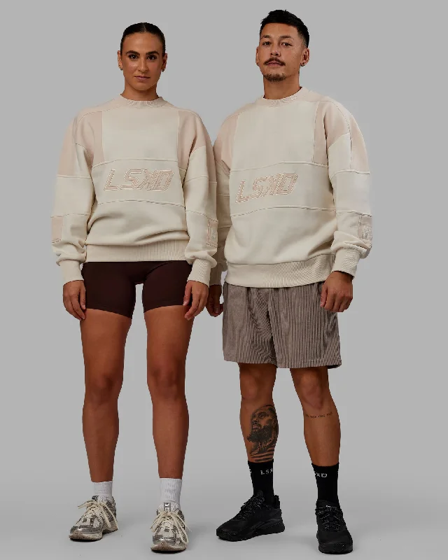 Super Deal Unisex Slam Sweater Oversize - Bone-Pumice Stone