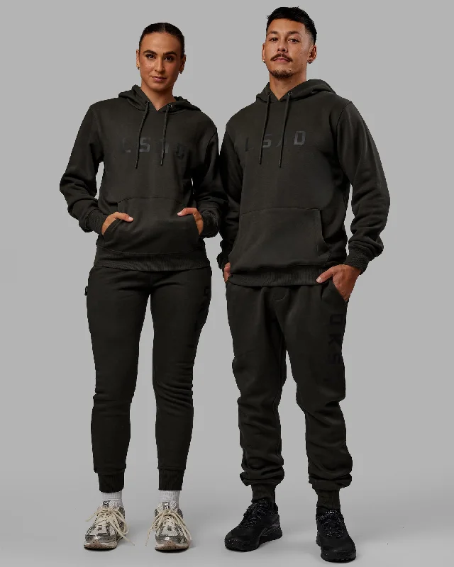 Special Offer Unisex Structure Hoodie - Pirate Black-Black
