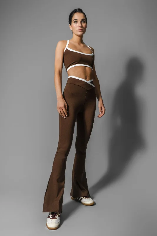 Blowout Sale Vera Top Dark Chocolate / Chantilly