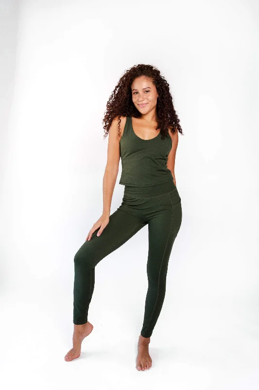 Closeout Vitality Tank - Forest Green