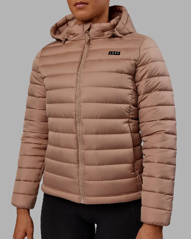 While Supplies Last All Day Puffer Jacket - Desert
