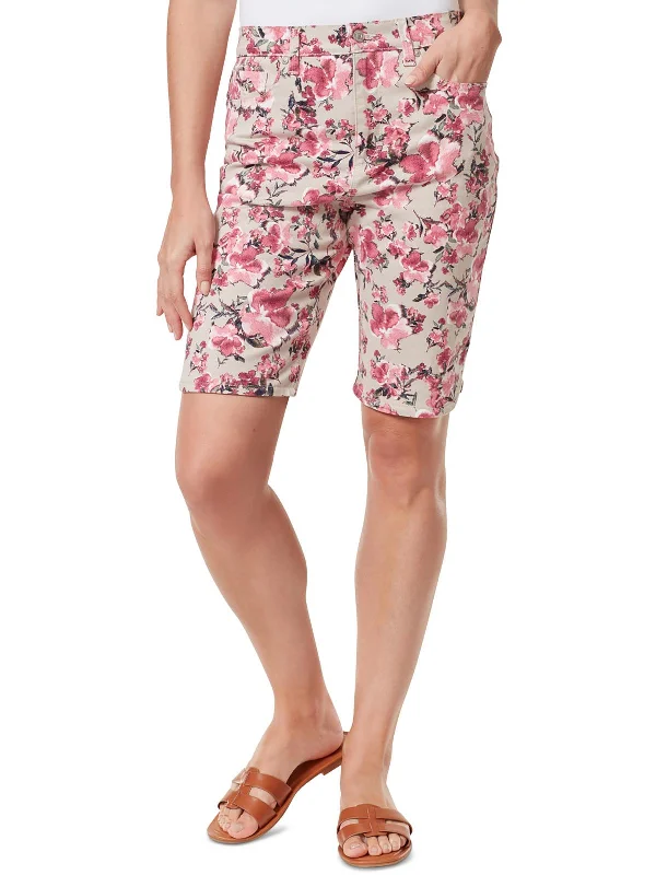 Quick Sale Amanda Womens Denim Bermuda Shorts