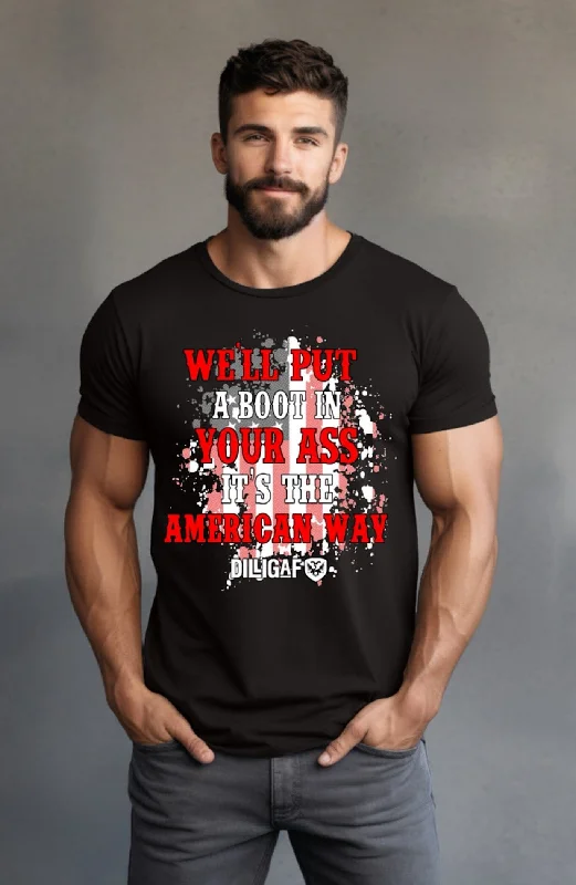 Stock Clearance Boot In Your Ass T-Shirt