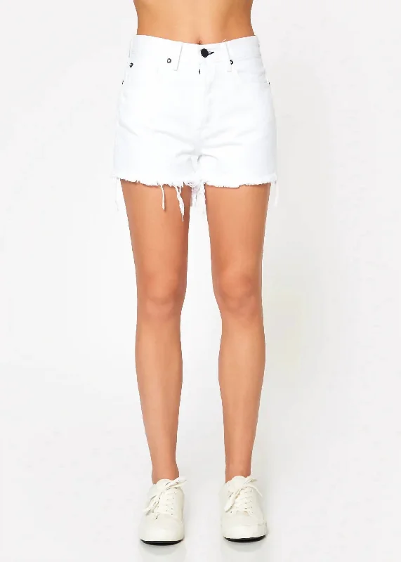 Extra Savings Classic Denim Short In White