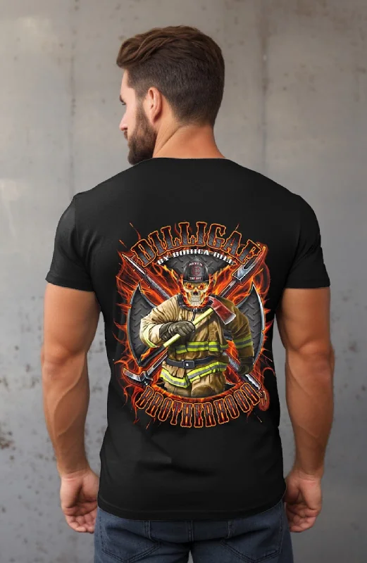 Final Sale Never Tap Out Fireman Tee