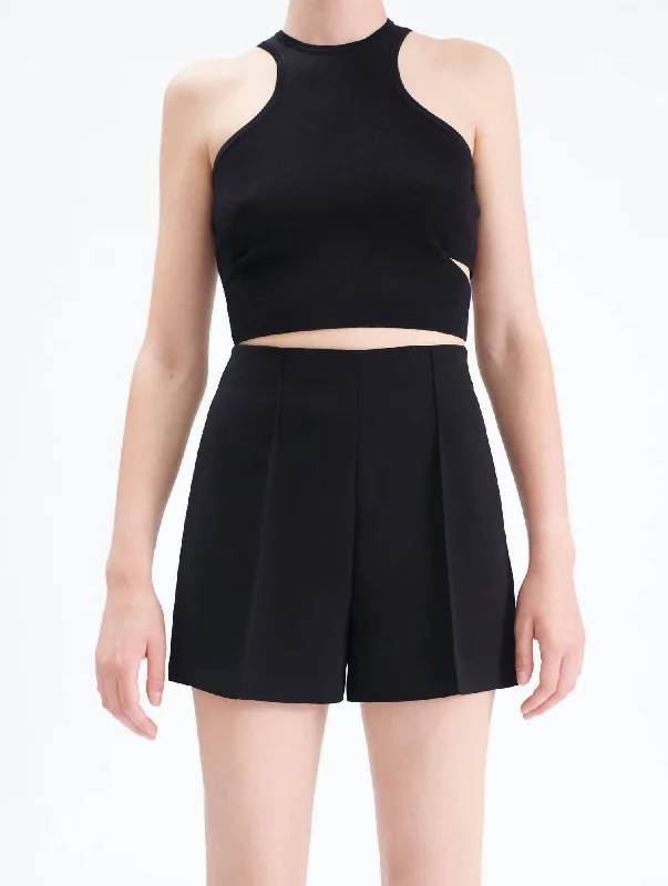 Clearance Items Crepe Short In Black