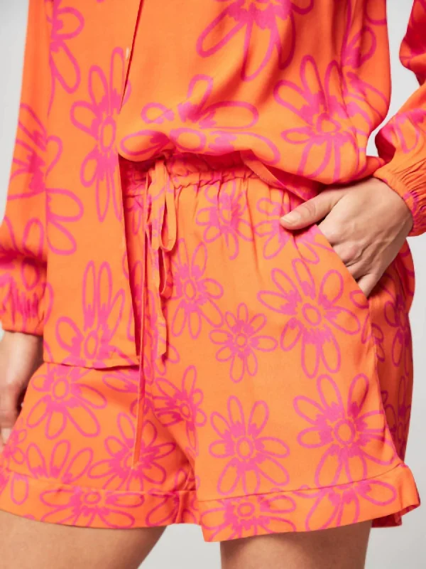 Sneak Peek Sale Jalia Shorts In Orange